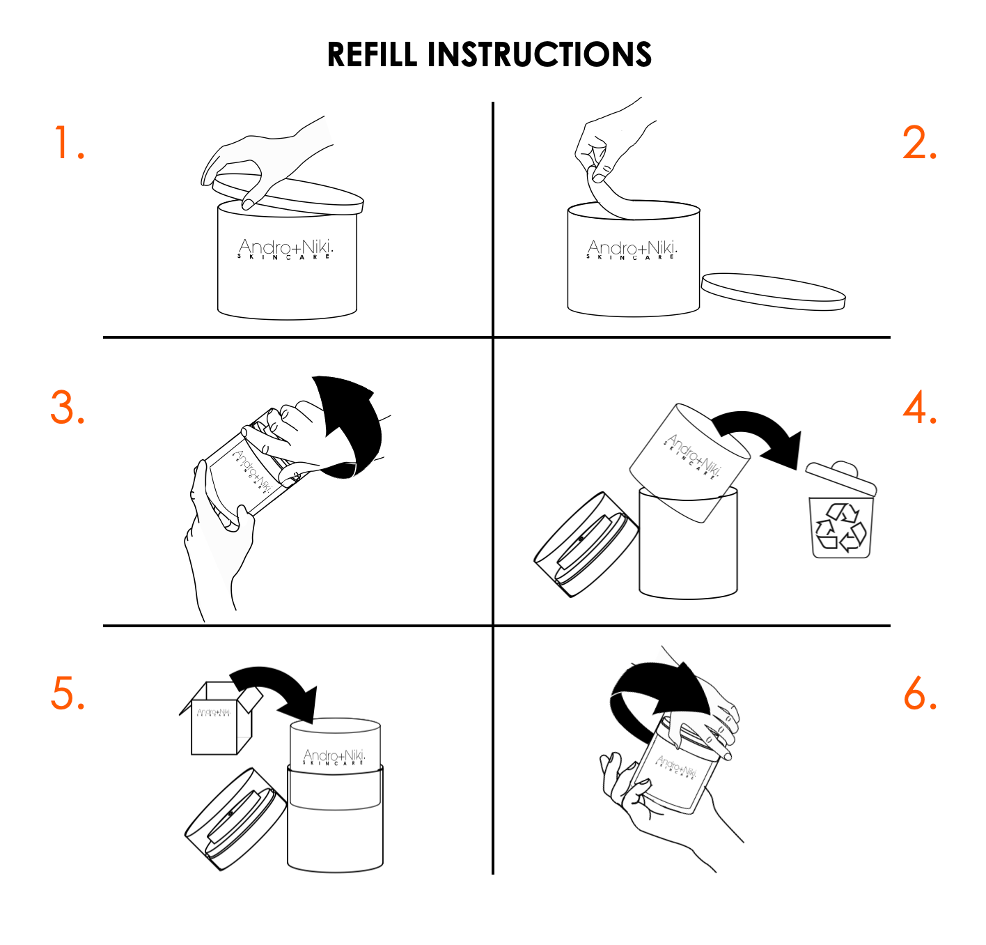 REFILL CANISTER ONLY Collagen + Bakuchiol + 2 x Peptides Base Moisturizer