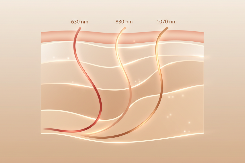 Near infrared and infraded led light therapy