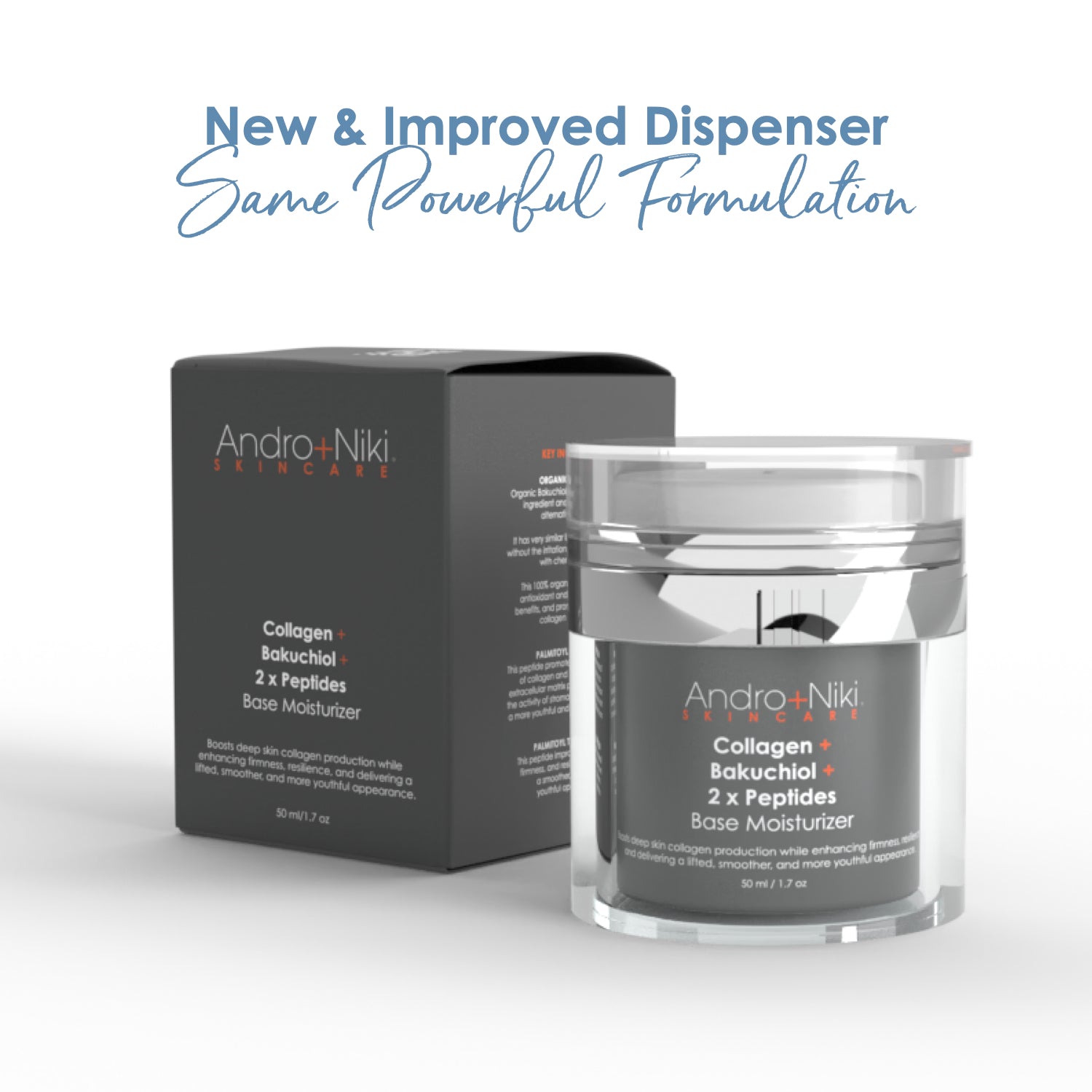 Collagen + Bakuchiol + 2 x Peptides Base Moisturizer