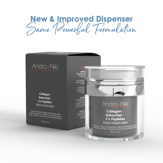 ⸻ SOLD OUT - 1 WEEK BACK ORDER ⸻  Collagen + Bakuchiol + 2 x Peptides Base Moisturizer