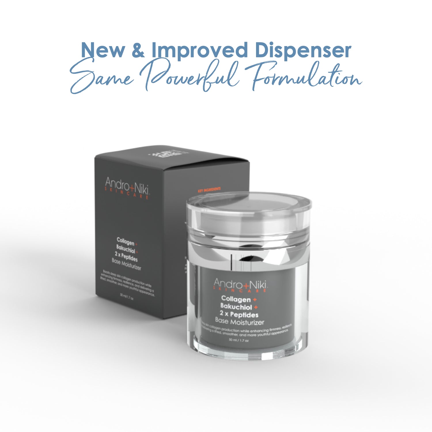 Collagen + Bakuchiol + 2 x Peptides Base Moisturizer