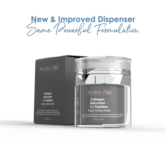 ⸻ SOLD OUT - 1 WEEK BACK ORDER ⸻  Collagen + Bakuchiol + 2 x Peptides Base Moisturizer