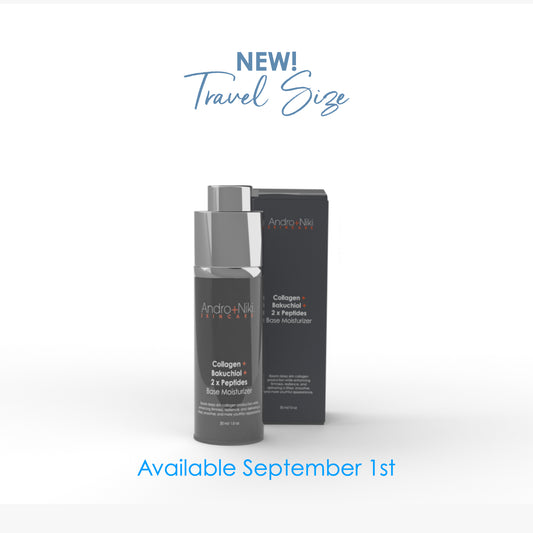 TRAVEL SIZE (Available September 1st) -  Collagen + Bakuchiol + 2 x Peptides Base Moisturizer