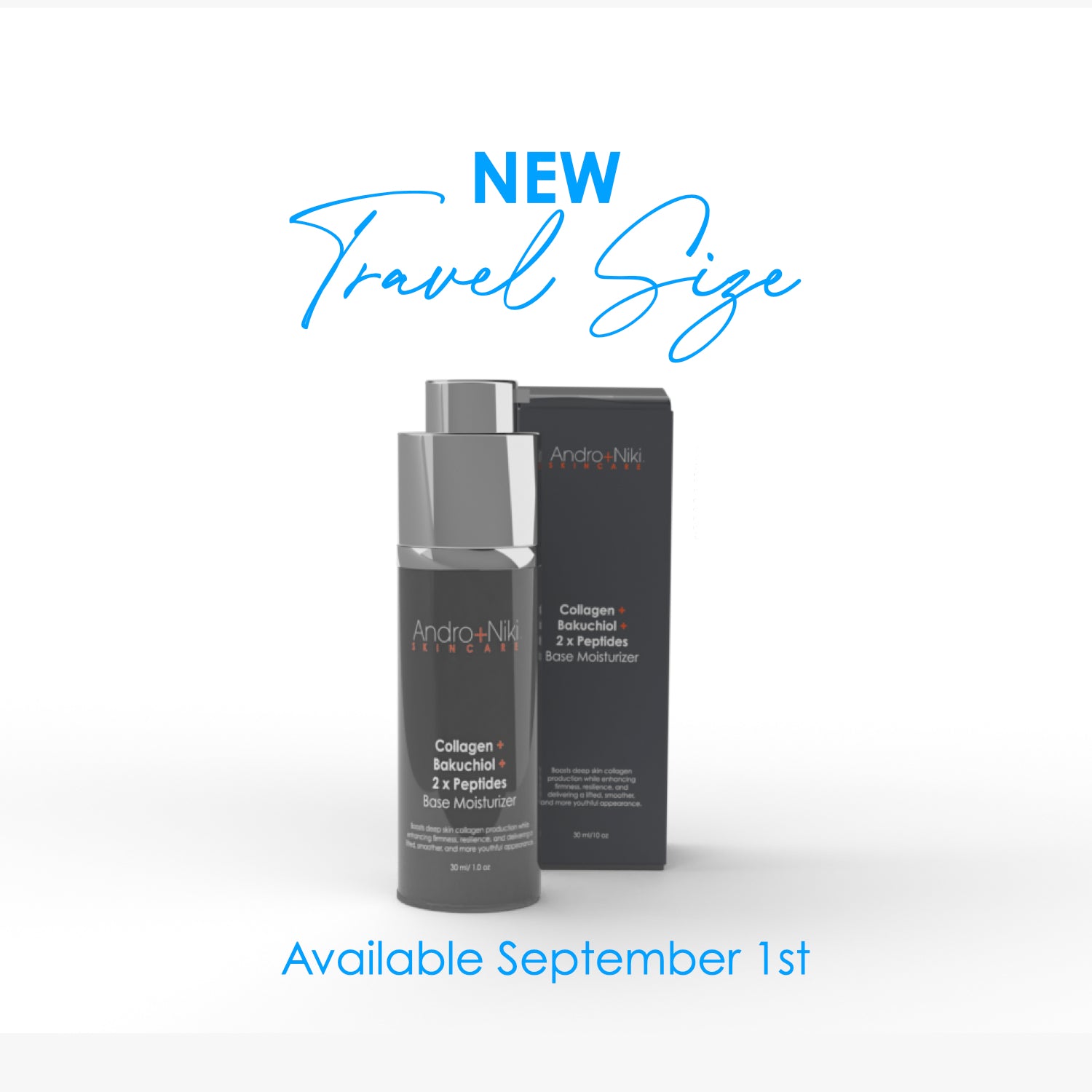 TRAVEL SIZE -  Collagen + Bakuchiol + 2 x Peptides Base Moisturizer