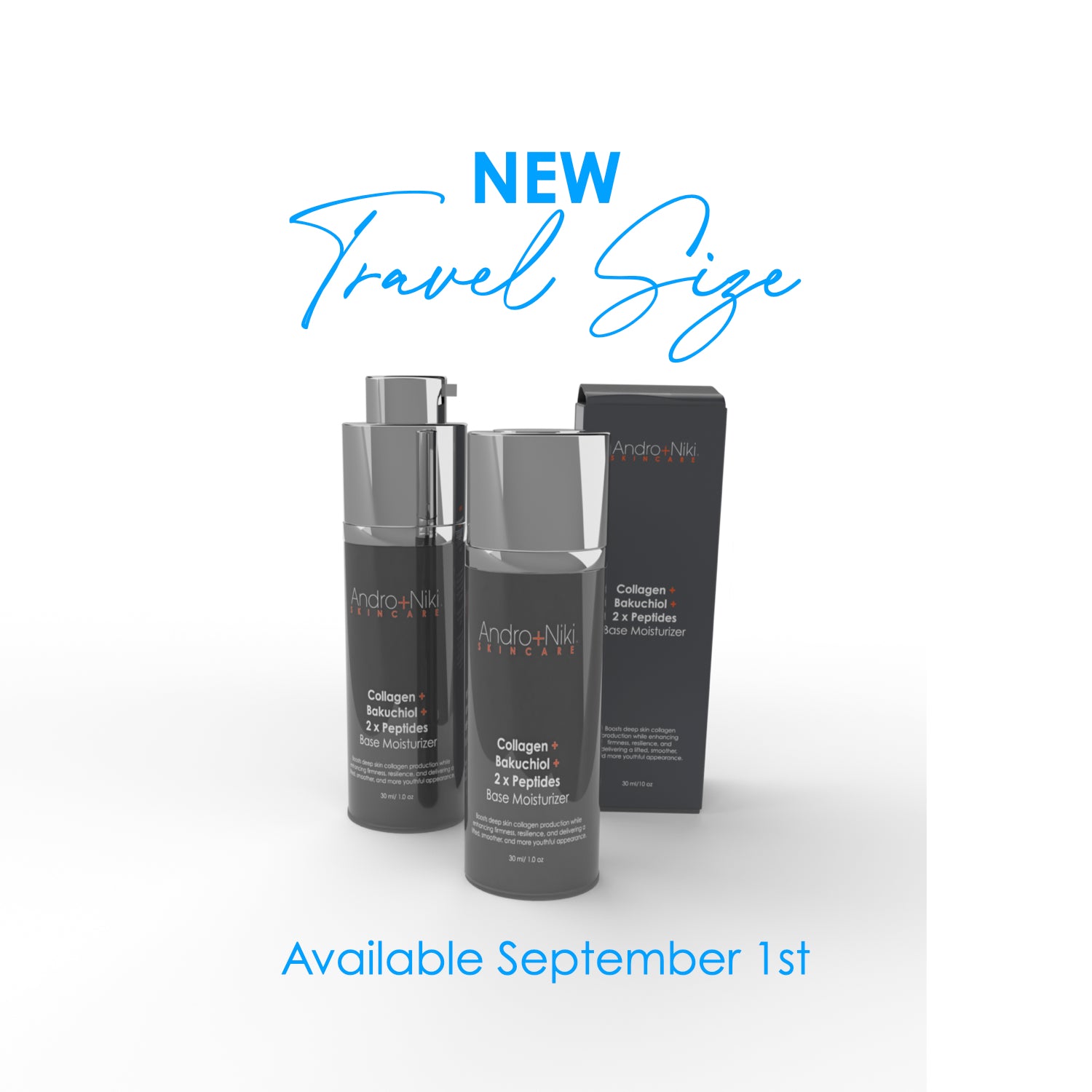 TRAVEL SIZE -  Collagen + Bakuchiol + 2 x Peptides Base Moisturizer