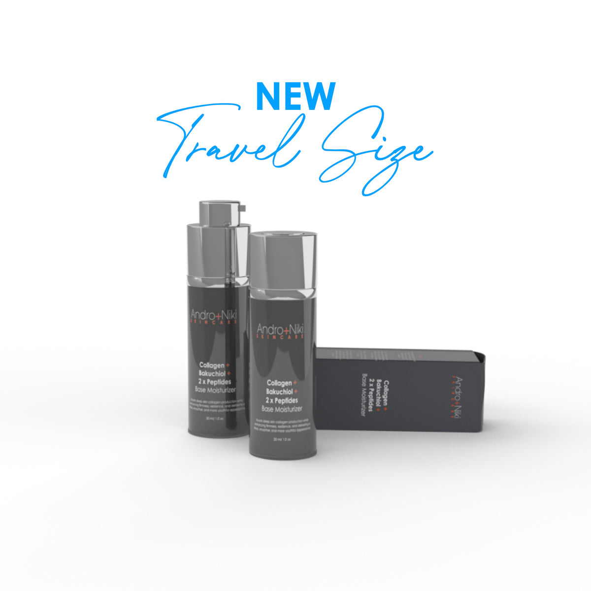 TRAVEL SIZE (Available September 1st) -  Collagen + Bakuchiol + 2 x Peptides Base Moisturizer